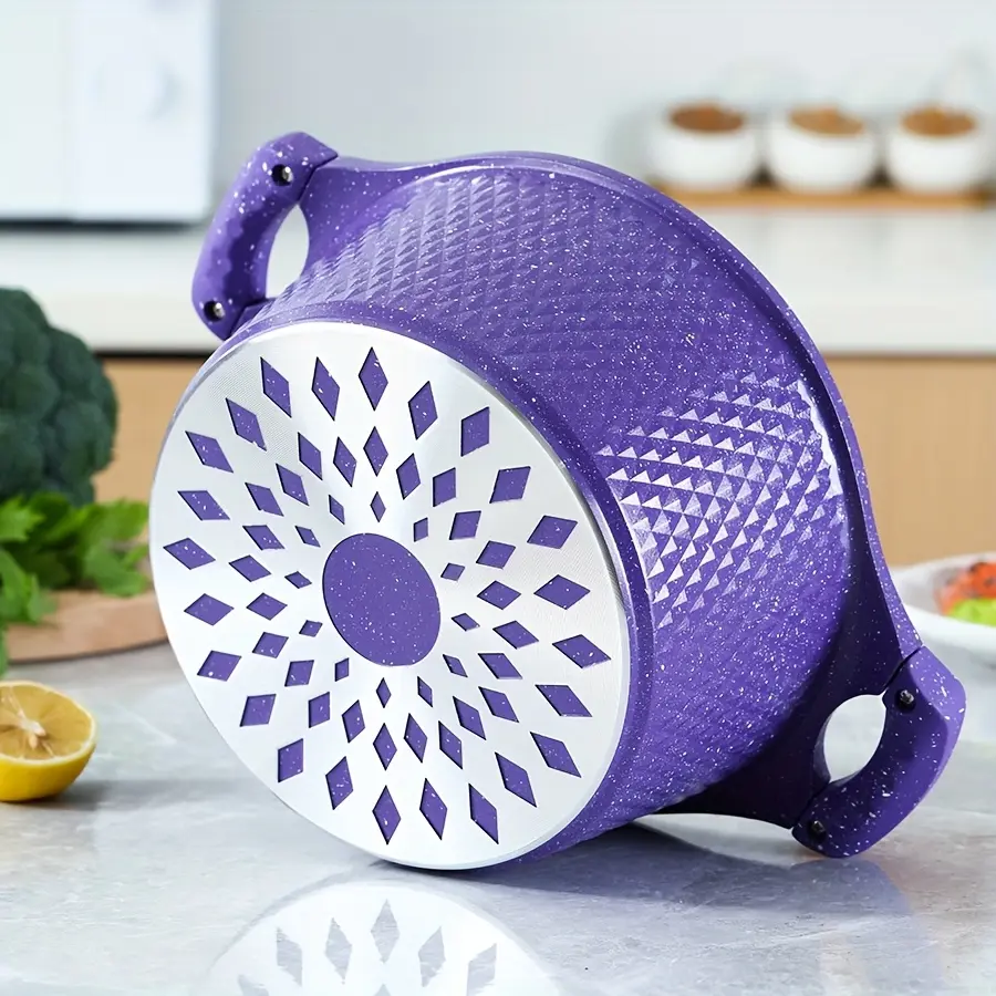 Multi-Piece Aluminum Soup Pot System for Stovetop Cooking & Simmering – description image 2