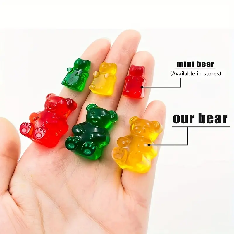 2-Piece Silicone Gummy Bear Mold Set for Candy & Chocolate Making, 90-Cavity Design – description image 1
