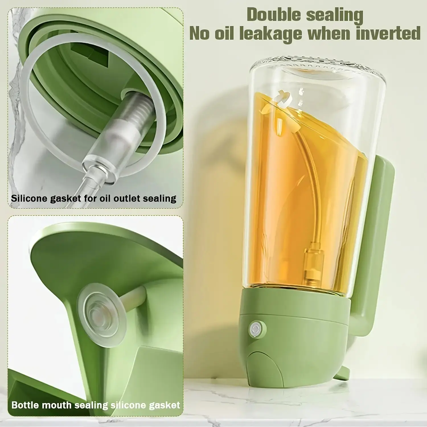 2pcs Olive Oil Sprayer for Controlled Oil Dispensing, Light-Blocking Design – description image 4