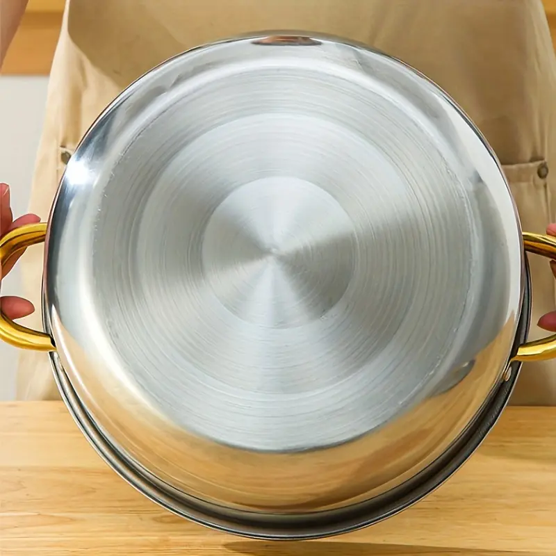 5-Piece Stainless Steel Cookware Set for Everyday Cooking with Easy-Clean Surface – description image 4