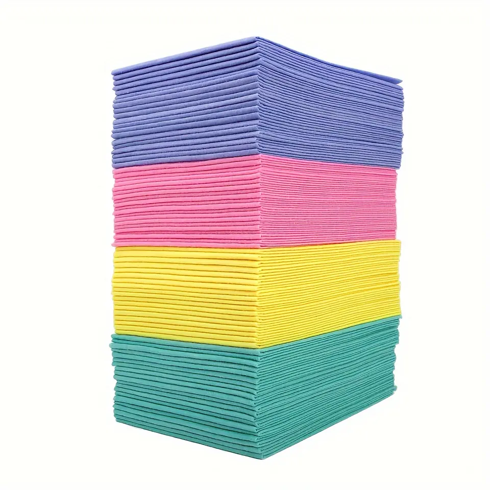 20pcs Reusable Non-Adhesive Dishcloths for Household Cleaning & Wiping, Oil-Resistant Absorbent Cloth – description image 1
