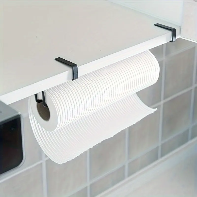 Stainless Steel Roll Holder for Holding Paper Towels and Toilet Paper – description image 1